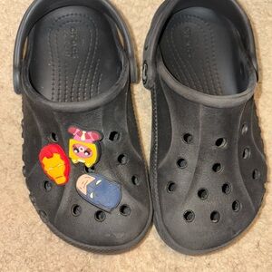 CROCS Black Sandals with Signature Comfort